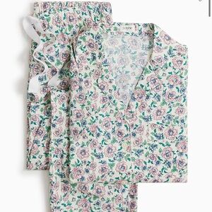 Worn once J.Crew Floral Pajama Set